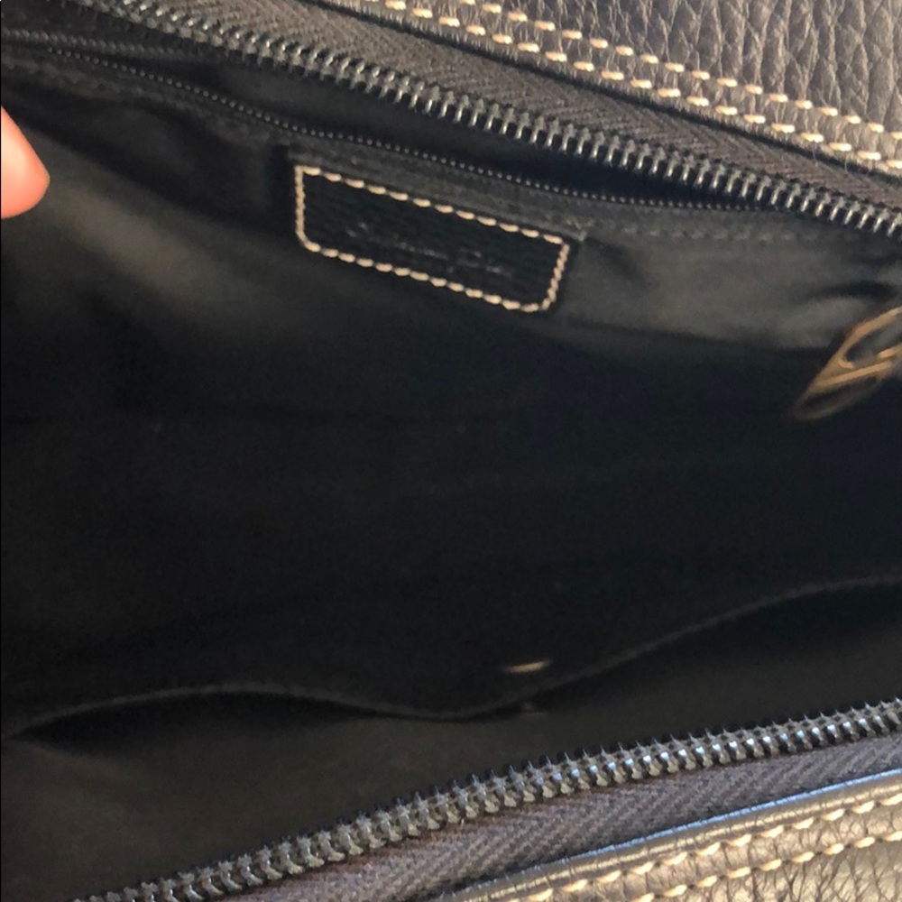 Vintage Christian Dior black Bowler Saddle handbag - Picture 3 of 6